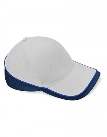 Beechfield Teamwear Competition Cap B171 light grey / french navy / bright royal
