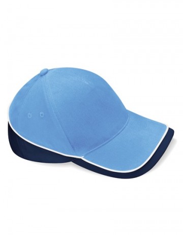 Beechfield Teamwear Competition Cap B171 sky blue / french navy /white