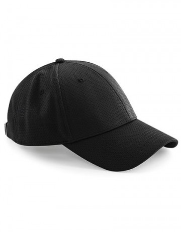 Beechfield Air Mesh 6 Panel Cap B196 zwart
