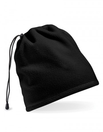 Beechfield Suprafleece™ Snood/ Hat Combo B285 zwart