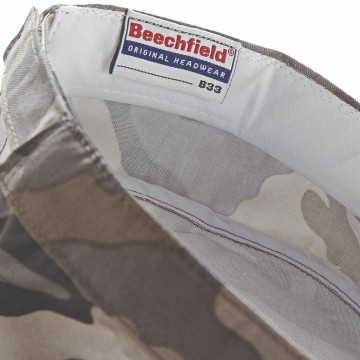 Beechfield Camouflage Army Cap B33 detail 3