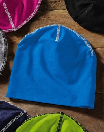 Beechfield Hemsedal Cotton Slouch Beanie B368 detail