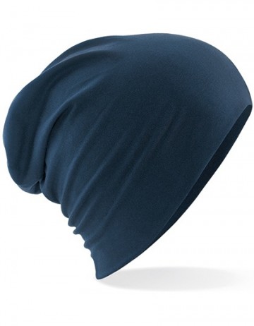 Beechfield Hemsedal Cotton Slouch Beanie B368 frans marineblauw