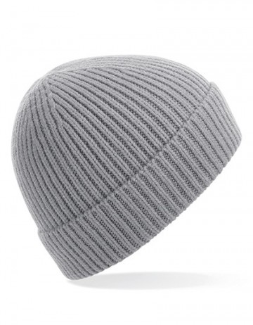 Beechfield Engineered Knit Ribbed Beanie B380 lichtgrijs