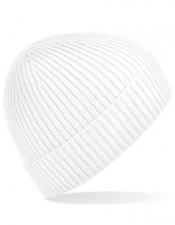 Beechfield Engineered Knit Ribbed Beanie B380 wit