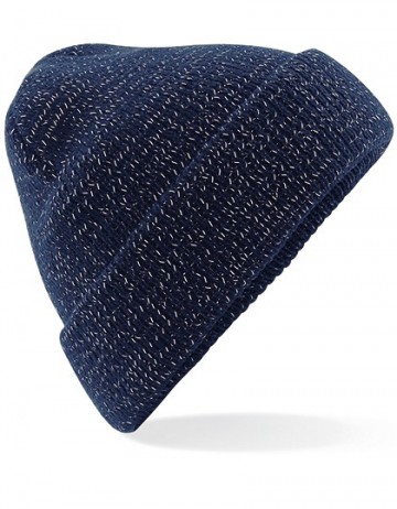 Beechfield Reflective Beanie B407 frans marineblauw