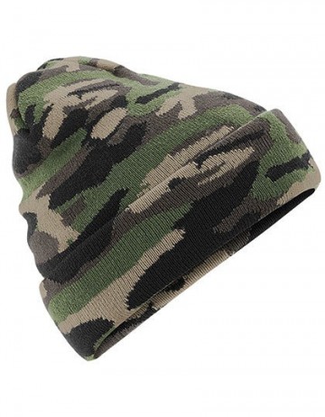 Beechfield Camo Cuffed Beanie B419 jungle camo