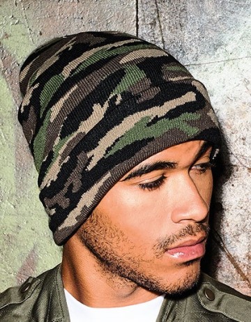 Beechfield Camo Cuffed Beanie B419