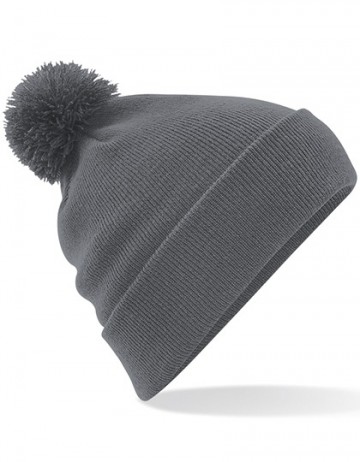 Beechfield Original Pom Pom Beanie B426 grafiet grijs