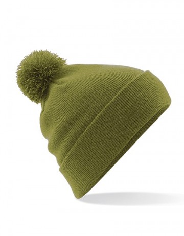 Beechfield Original Pom Pom Beanie B426 mosgroen
