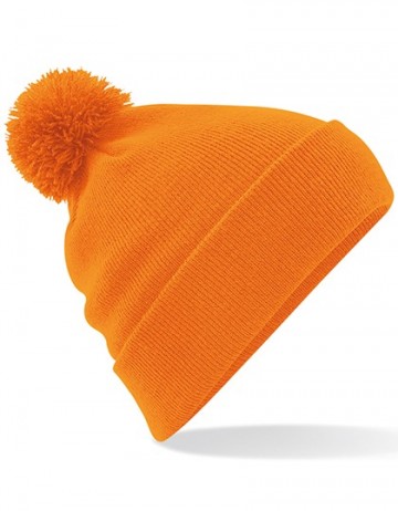 Beechfield Original Pom Pom Beanie B426 oranje