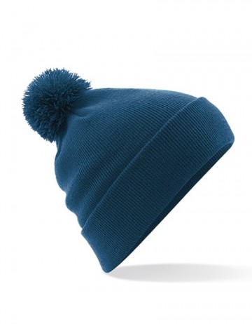 Beechfield Original Pom Pom Beanie B426 petrolblauw