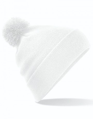 Beechfield Original Pom Pom Beanie B426 wit