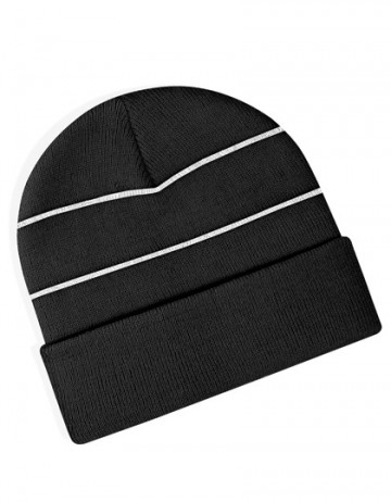 Beechfield Enhanced-Viz Knitted Hat B42 zwart