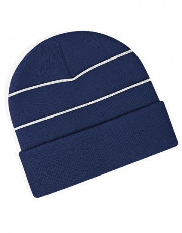 Beechfield Enhanced-Viz Knitted Hat B42 frans marineblauw