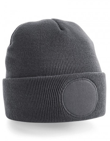 Beechfield Circular Patch Beanie B446 grafietgrijs