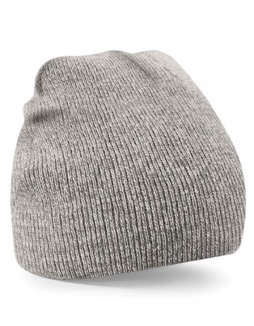 Beechfield Original Pull-On Beanie B44 heather grijs