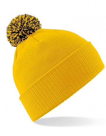 Beechfield Snowstar® Beanie B450 goud zwart