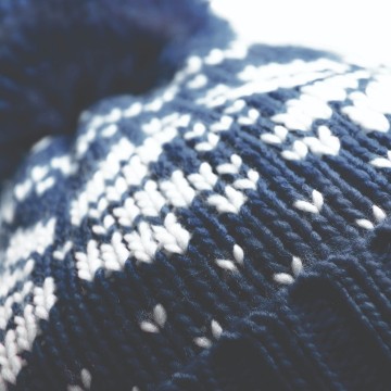 Beechfield Fair Isle Snowstar® Beanie B456 detail 2