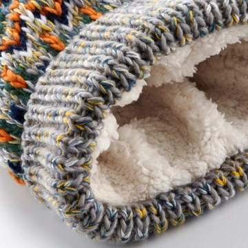 Beechfield Blizzard Bobble Beanie B458 detail 2