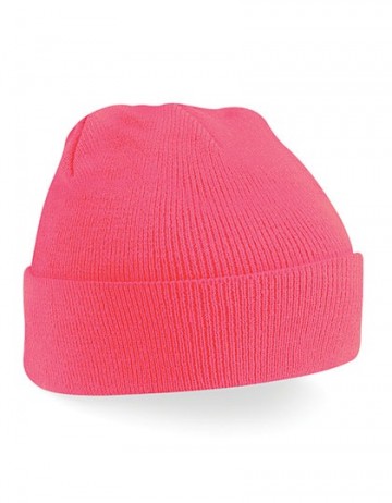 Beechfield Original Cuffed Beanie B45 fluorescent pink