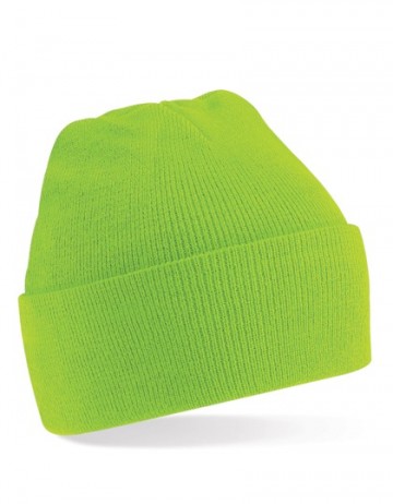 Beechfield Original Cuffed Beanie B45 lime green