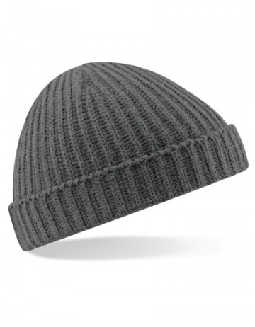 Beechfield Trawler Beanie B460 smoke grijs