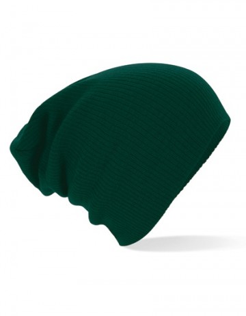 Beechfield Slouch Beanie B461 flessengroen