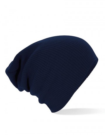 Beechfield Slouch Beanie B461 frans marineblauw