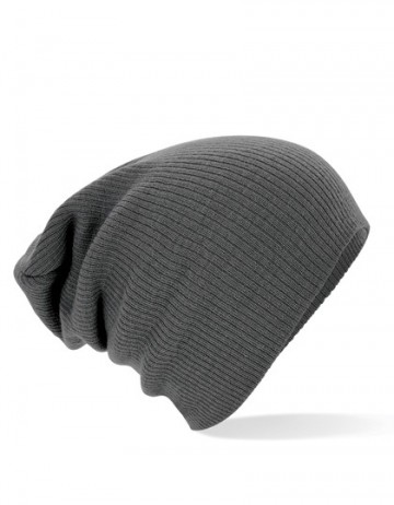 Beechfield Slouch Beanie B461 rookgrijs