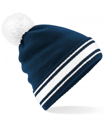 Beechfield Stadium Beanie B472 french navy white