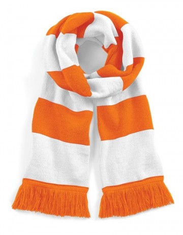 Beechfield Stadium Scarf B479 oranje / wit