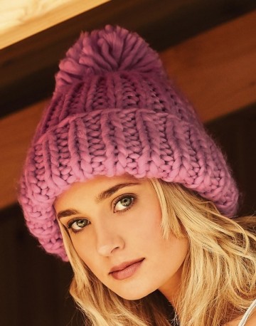 Beechfield Oversized Hand-Knitted Beanie B483