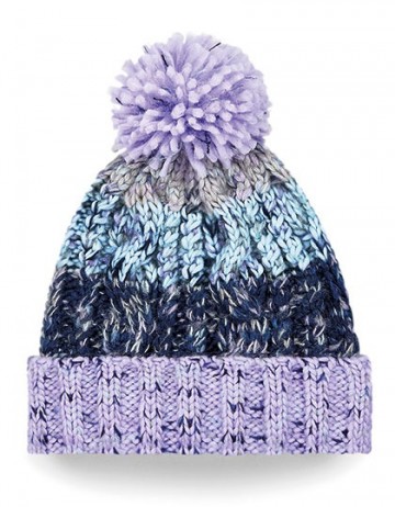 Corkscrew Pom Pom Beanie B486b lavenderfizz 1