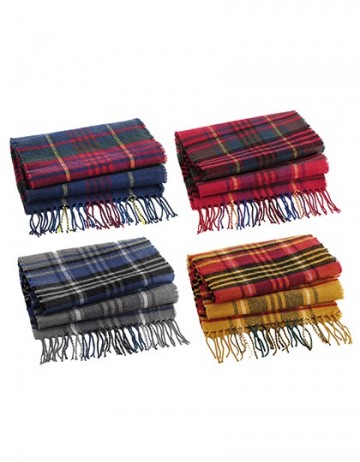 Beechfield Classic Check Sjaal B489 vier kleuren