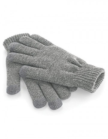 Beechfield TouchScreen Smart Gloves B490 heather grijs