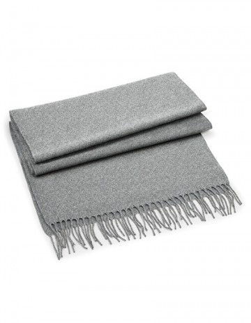 Beechfield Classic Woven Scarf B500 heathergrijs