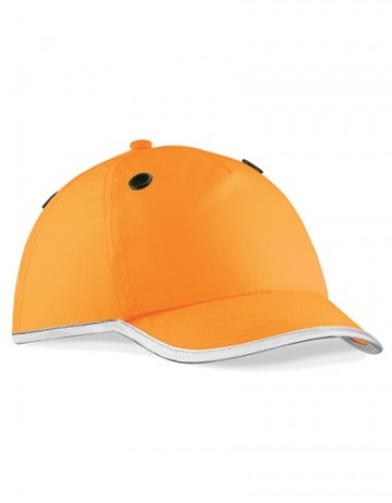 Beechfield EN812 Enhanced-Viz Bump Cap B535 fluoriserend oranje