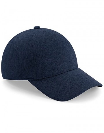 Beechfield Seamless Athleisure Cap B556 heathermarineblauw