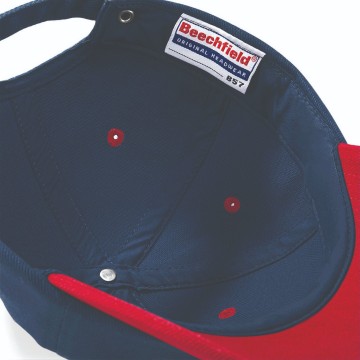 Beechfield Low Profile Heavy Brushed Cotton Cap B57 detail 1