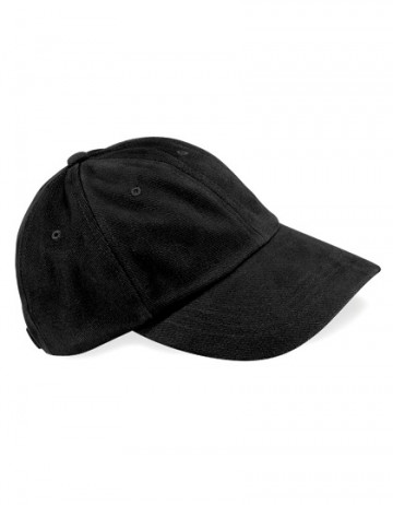 Beechfield Low Profile Heavy Brushed Cotton Cap B57 zwart