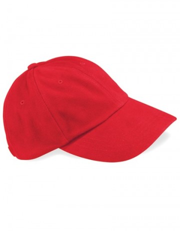 Beechfield Low Profile Heavy Brushed Cotton Cap B57klassiek rood