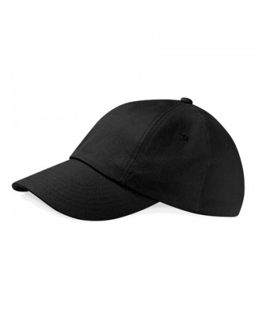 Beechfield Low Profile Heavy Cotton Drill Cap B58 zwart