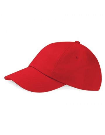 Beechfield Low Profile Heavy Cotton Drill Cap B58 klassiek rood