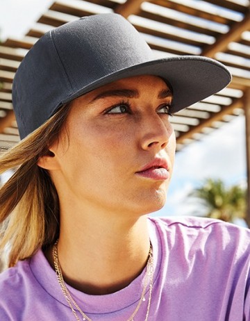 Beechfield 5 Panel Snapback Rapper Cap B610