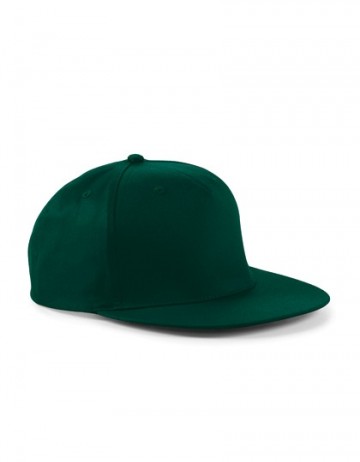 Beechfield 5 Panel Snapback Rapper Cap B610 flessengroen