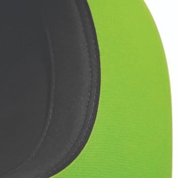 Beechfield 5 Panel Contrast Snapback B610c detail 3