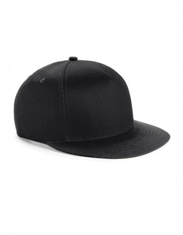 Beechfield Youth Size Snapback B615 zwart /zwart