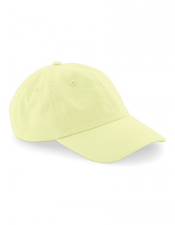 Beechfield Low Profile 6 Panel Dad Cap B653 pastel citroengeel