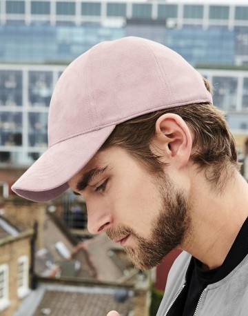 Beechfield Faux Suede 6 Panel Cap B656